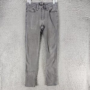 DU/ER Jeans Mens 29x32 Gray Low Rise Skinny *GUC*
